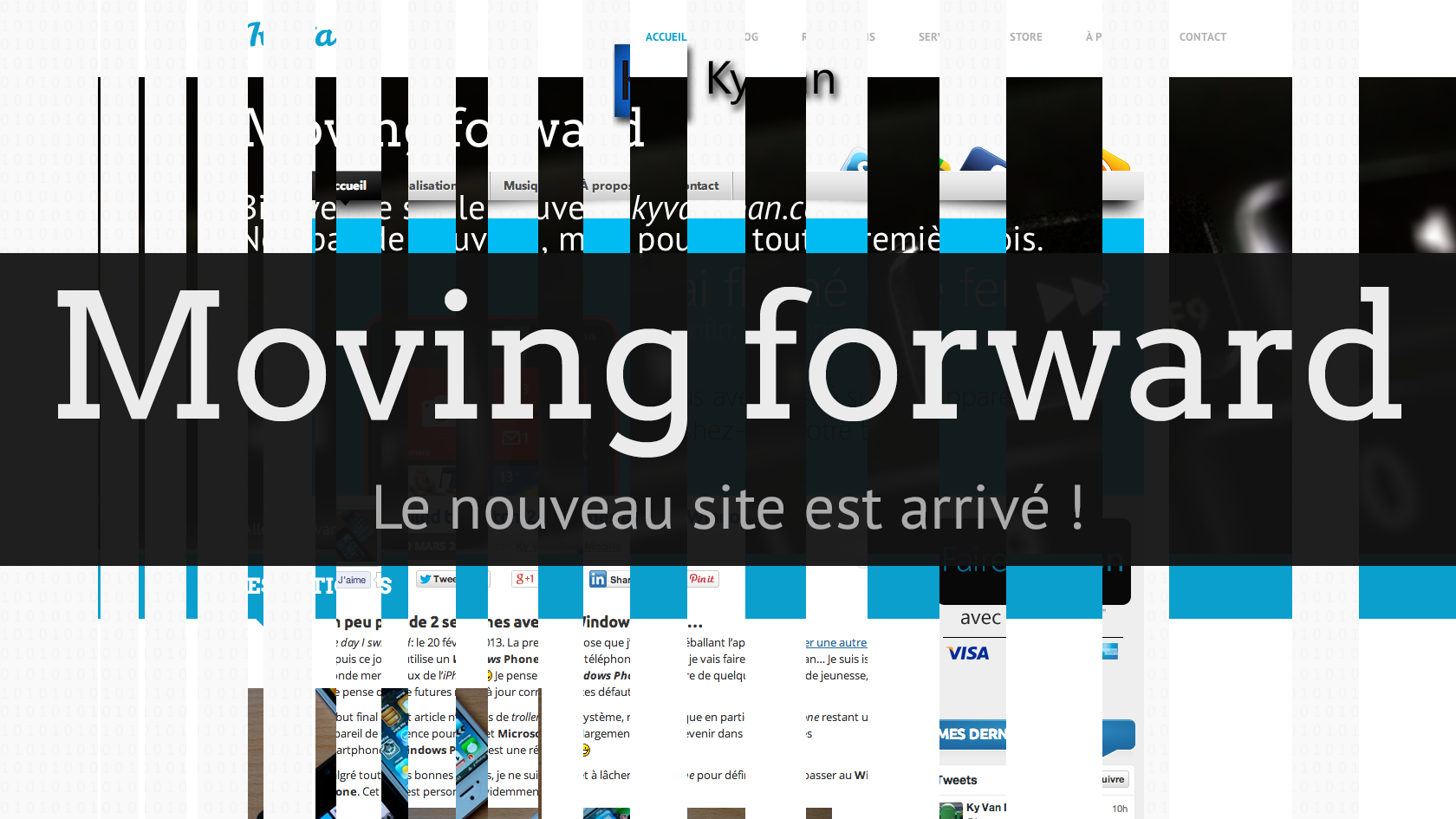 Moving forward : mon nouveau site est arrivé !